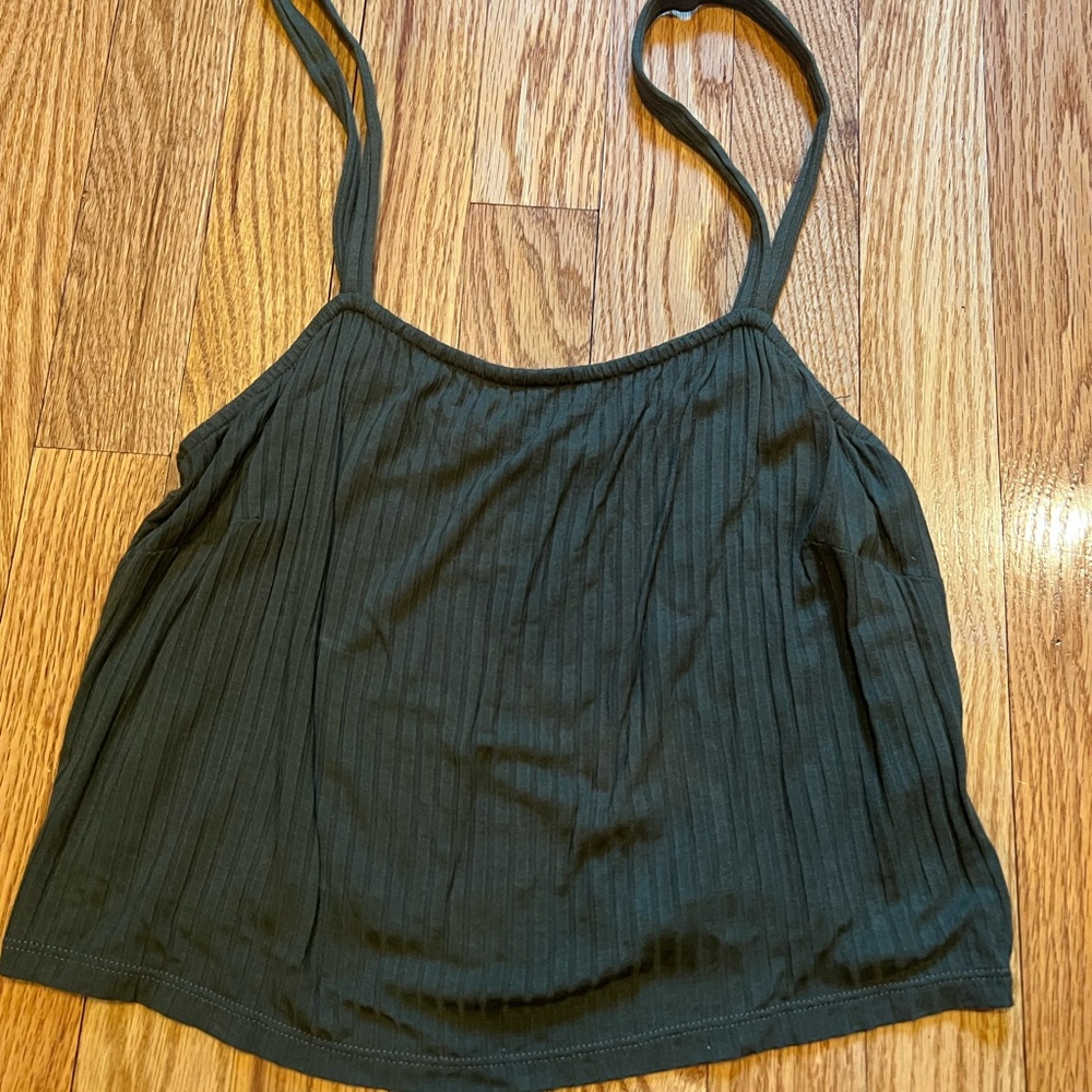 Green tank top. Size small.